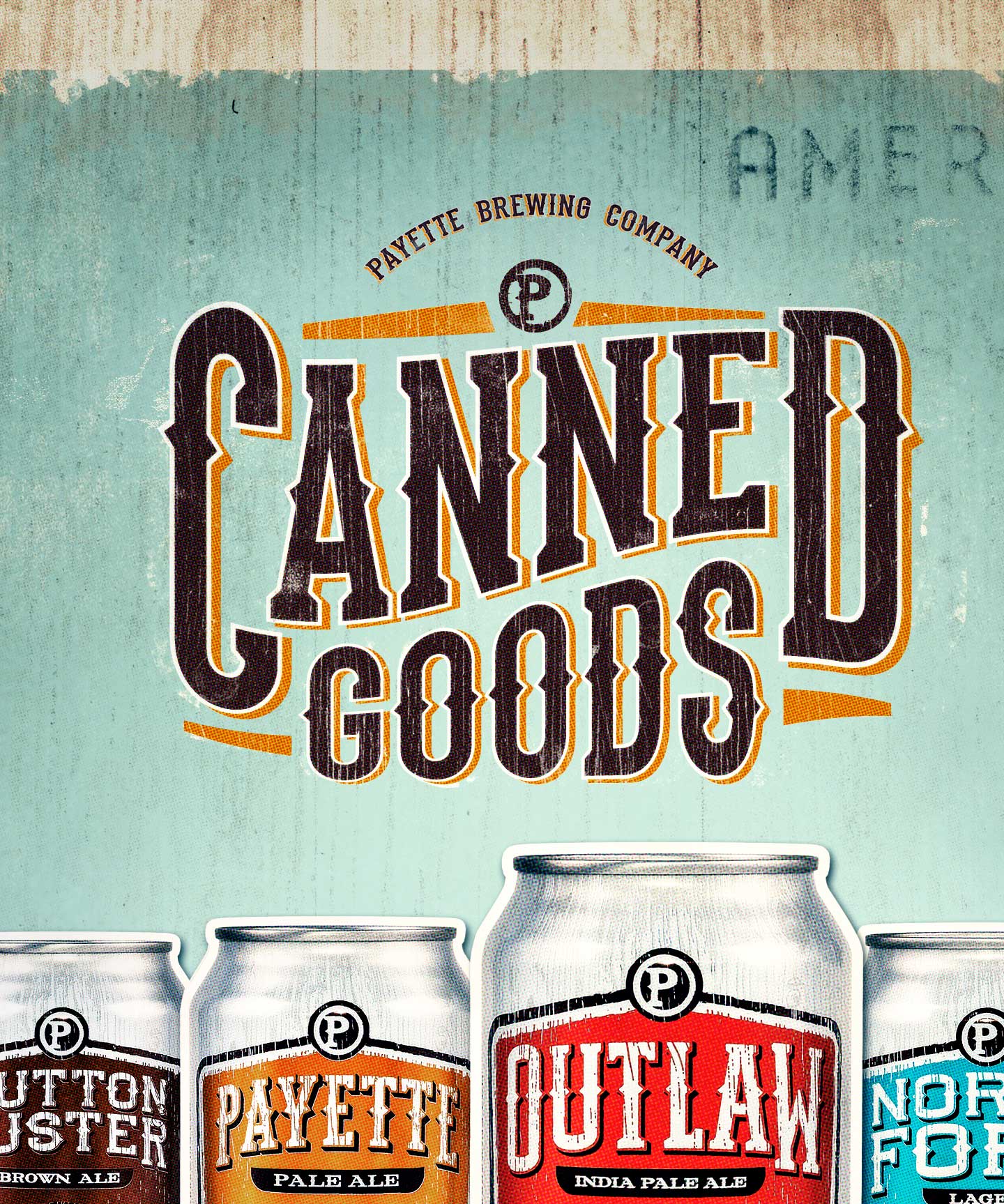 Payette Canned Goods poster design
